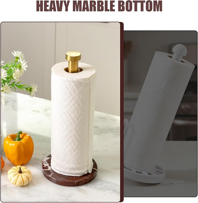 Koville Paper Towel Holder Countertop, Standing Paper Roll Holder - Image 6
