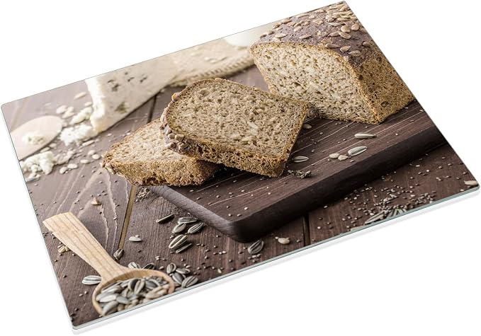 JAMBALAY Tempered Glass Cutting Board, Scratch Resistant, Heat Resistant by JAMBALAY