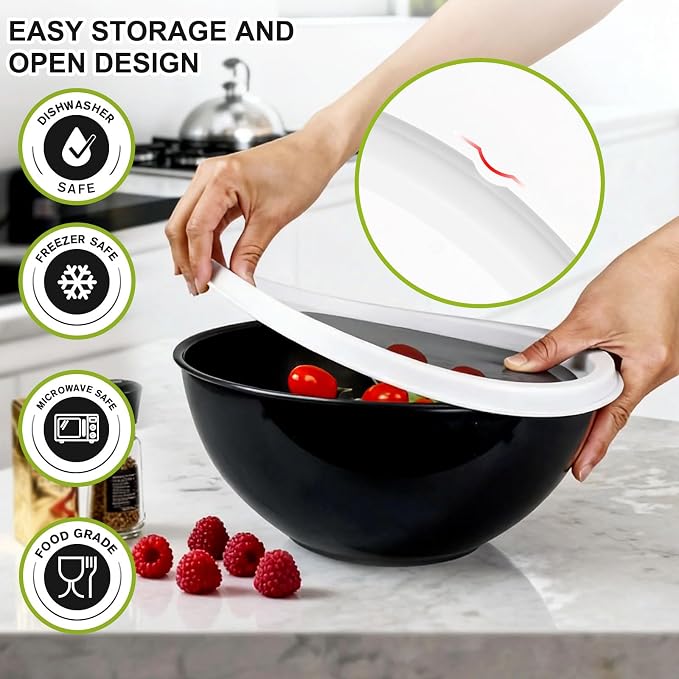 Greentainer Plastic Mixing Bowls - Image 4