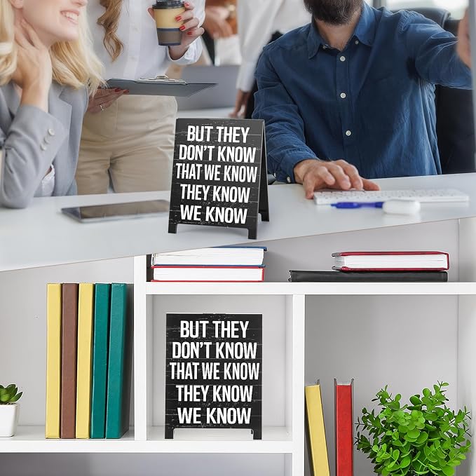 But They Don't Know That We Know Friends-Inspired Sign TV Show Home Room Decor - Image 5