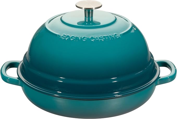EDGING CASTING Enameled Cast Iron Dutch Oven Pot by EDGINGCOOKWARE
