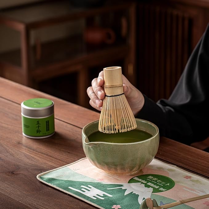 Clay&Fire Matcha Whisk Set，9 Pcs Ceramic Matcha Set, 15 OZ Matcha Bowl - Image 6