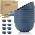 Wheat Straw Bowl Sets, Microwave and Dishwasher Safe Bowls, Kitchen Bowl by WROVA