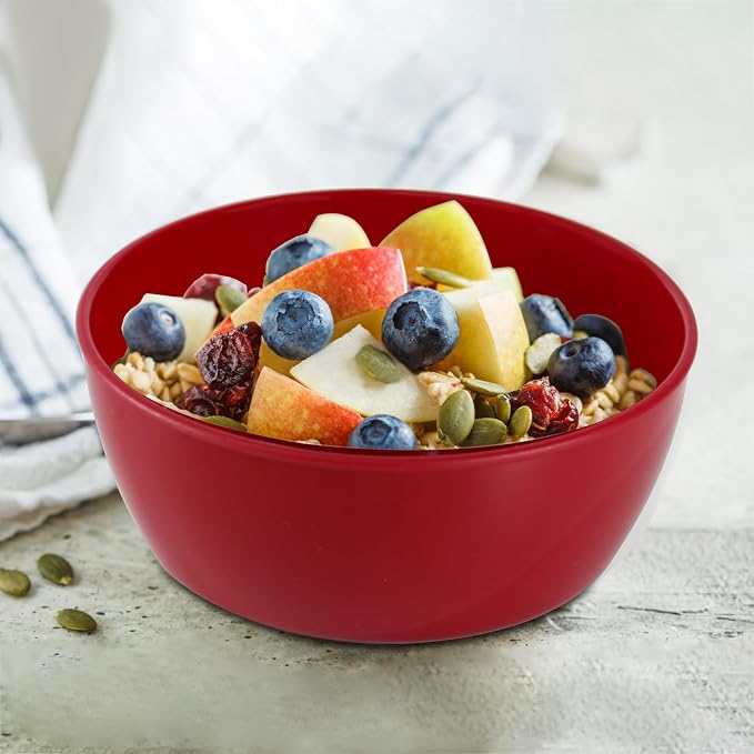 4-Piece Classic Plastic Prep Bowls - Image 3