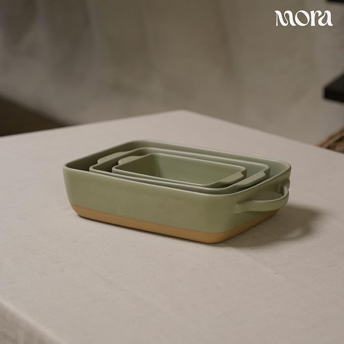 Mora Ceramic Baking Dish with Handles - Image 5