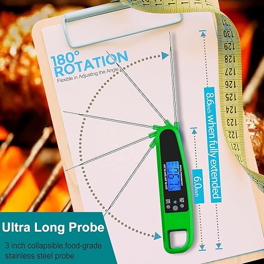 Instant Read Meat Thermometer for Kitchen Cooking, Ultra Fast Precise - Image 5