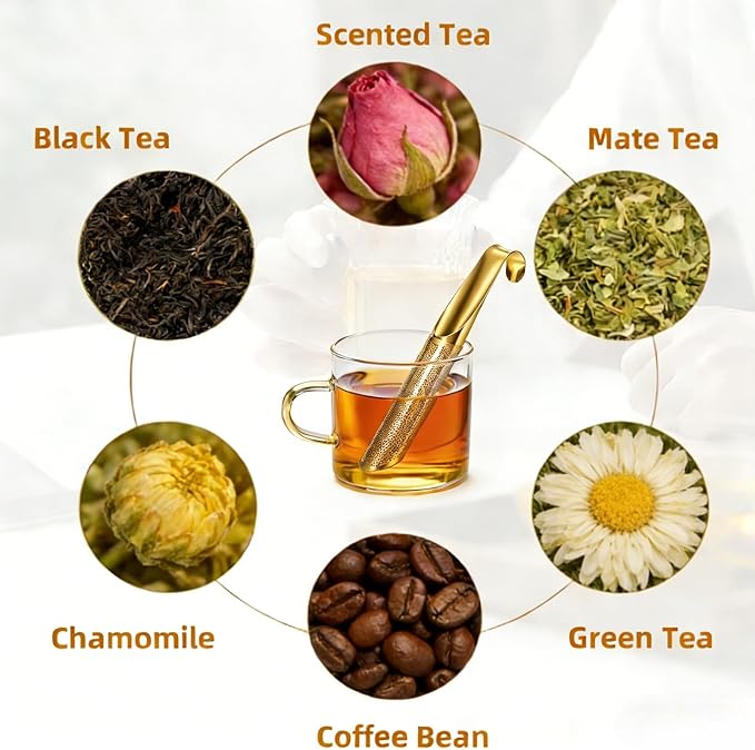 2 Pcs Tea Infuser with Hook Handle, Tea Diffusers - Image 4