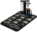 Fun Coffee Mat 23inx15in, Coffee Bar Mat by Kuyig+Home