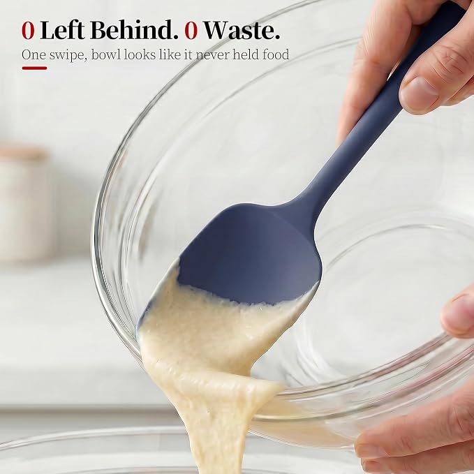600ºF Heat Resistant Spatulas, High Heat Food Safe Semless Kitchen Silicone - Image 7