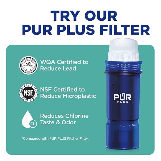 PUR 30-Cup Countertop Water Filter Dispenser, 1 Genuine PUR Filter, 2-in-1 - Image 8
