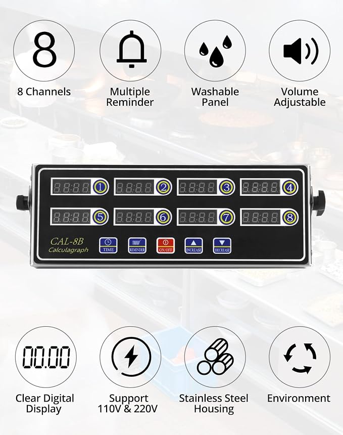 QWORK Digital Kitchen Timer - Image 2