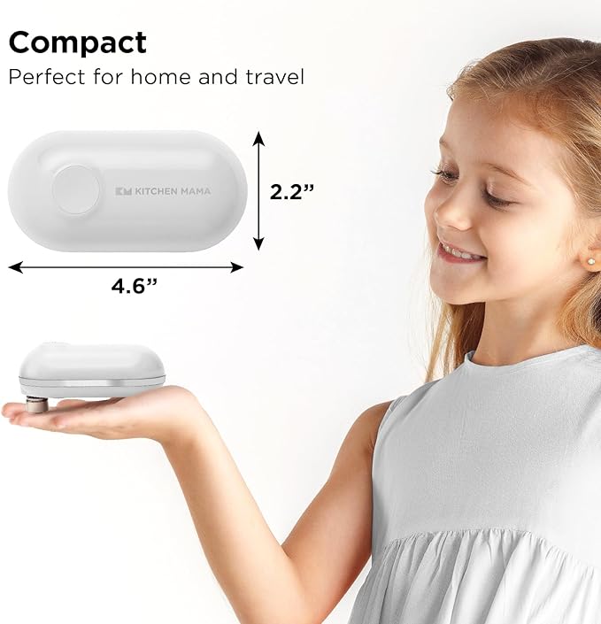 Kitchen Mama Mini Plus Rechargeable Electric Can Opener: USB-C Charging - Image 3