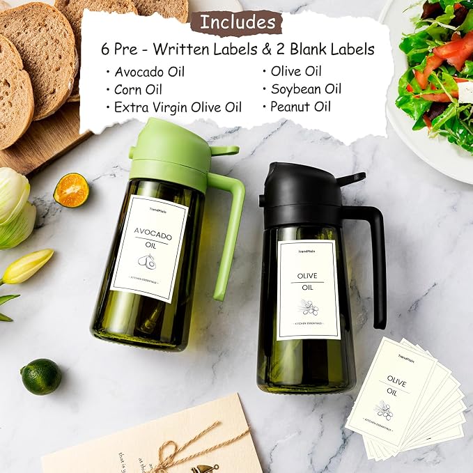 TrendPlain - Original 16oz/470ml Olive Oil Dispenser Bottle - Image 2