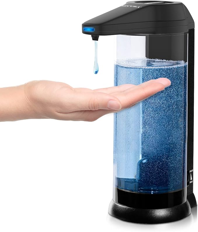 Secura 17oz Automatic Liquid Soap Dispenser, Touchless Battery Operated Hand by Secura