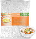 200 Pcs Bowl Covers for Bread Proofing, Plastic Shower Caps for Sourdough Bread by Reastar