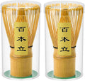 Clay&Fire Matcha Whisk, 2 Pack Handcrafted Bamboo Whisk by FocusonMatchaWhiskSet
