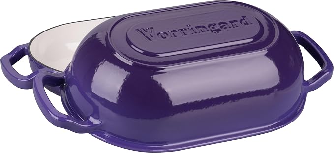 VORRINGARD Enameled Cast Iron Sourdough Bread Oven, Dutch Oven, Loaf Cast Iron - Image 4