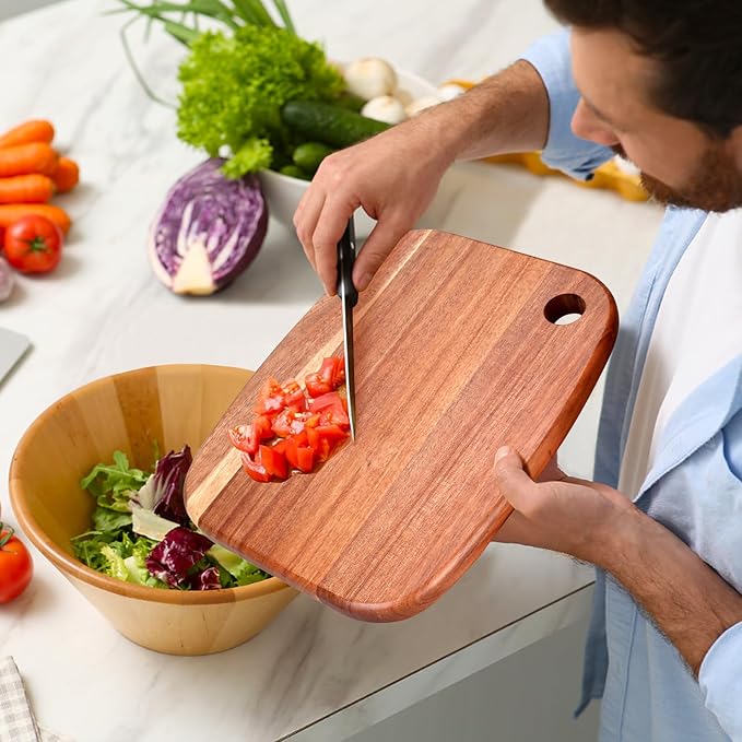 Small Acacia Wood Cutting Boards - Image 4