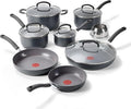 T-Fal Ultimate Hard Anodized Nonstick 13 Piece Cookware Set, Oven Safe Up to by T-falbrand