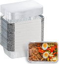 100 Pack Aluminum Foil Pans Disposable by Findful