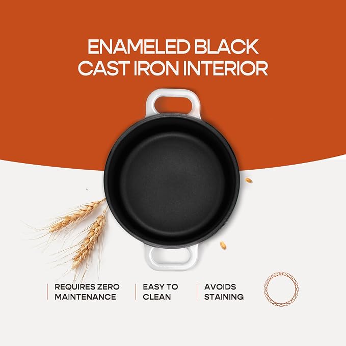 Krustic Enameled Cast Iron Dutch Oven - Image 7