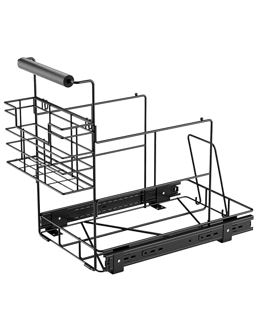 Bulado Pull Out Trash Can Under Cabinet, Under Sink Trash Can Kit - Image 9