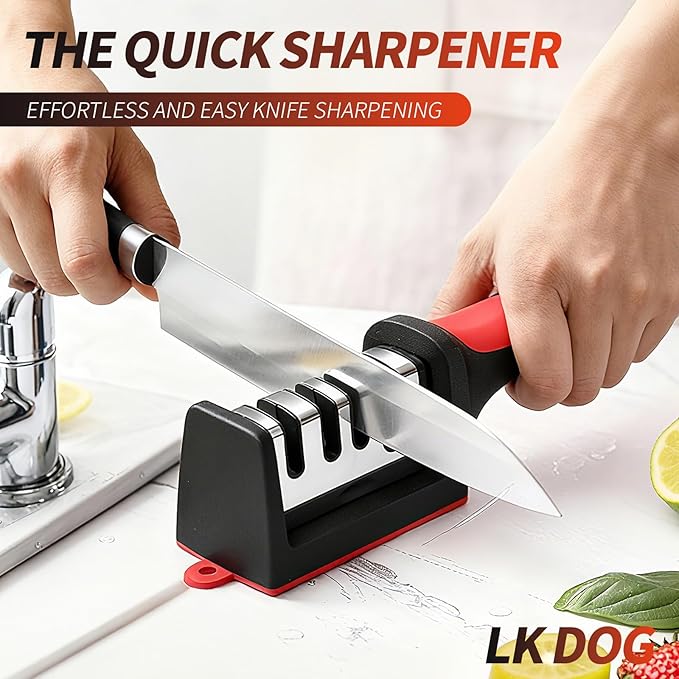 4-in-1 Kitchen Knife Sharpener, Scissor Sharpening - Image 5