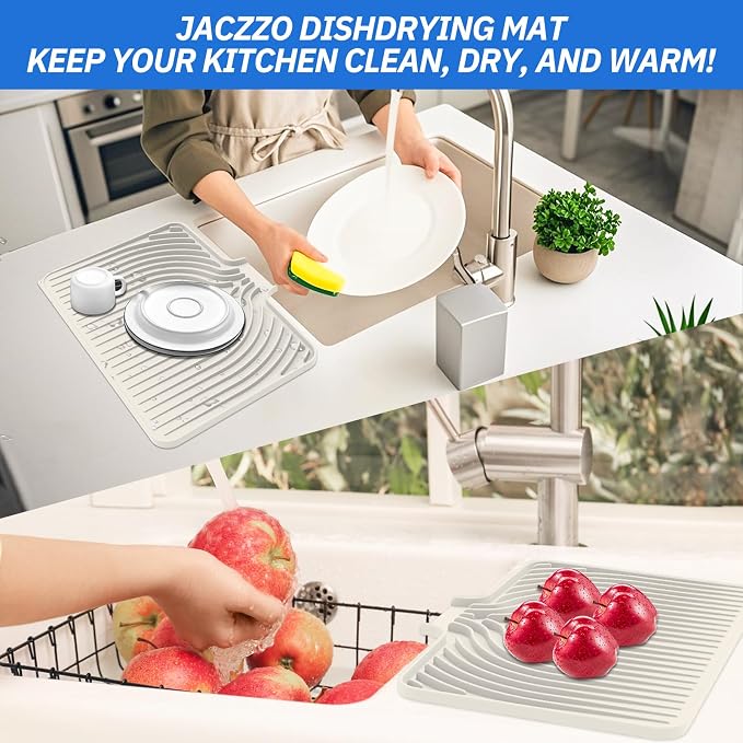 Dish Drying Mat for Kitchen Counter, - Image 6