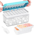 Ice Cube Tray with Lid and Bin, PHINOX 96 pcs Ice Trays by PHINOX