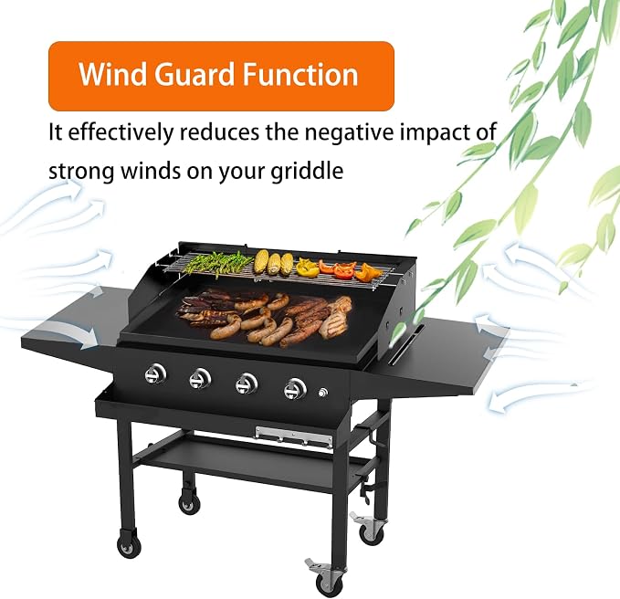 Universal Wind Guard and Warming Rack Set - Image 5