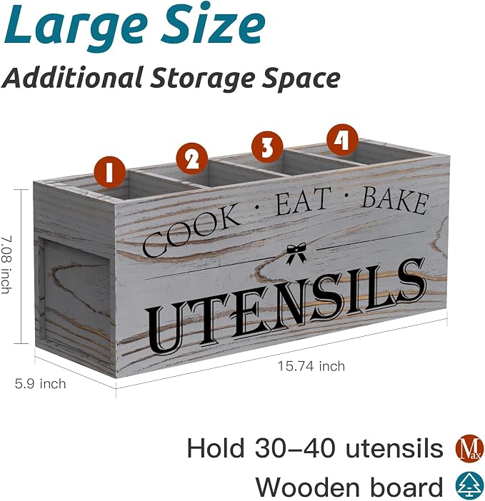 Suli Extra Large Kitchen Utensils Holder - Image 2