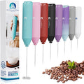 Powerful Milk Frother Handheld Foam Maker, Mini Whisk Drink Mixer by NewEnglandStories