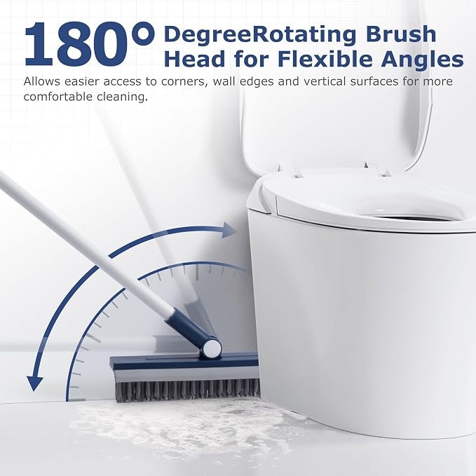 IVYROLL Grout Brush with Long Handle, Grout Cleaner Brush - Image 8
