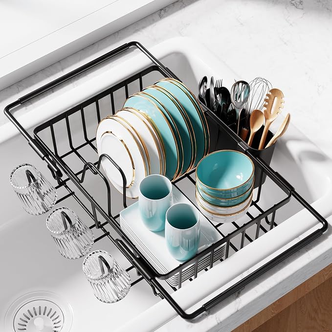 Sakugi Dish Drying Rack in Sink by Sakugi