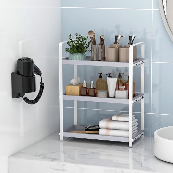 HNRLOY Bathroom Counter Organizer, Bathroom Countertop Organizer, Counter Shelf - Image 5