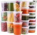WGCC Deli Containers with Lids 48 Sets- Disposable Soup Containers 8oz by WGCC