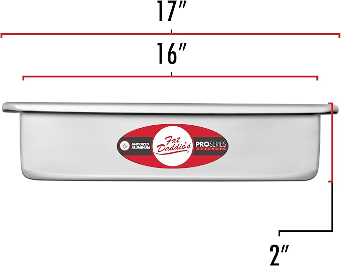 Fat Daddio's POB-16242 Anodized Aluminum Sheet Cake Pan - Image 2