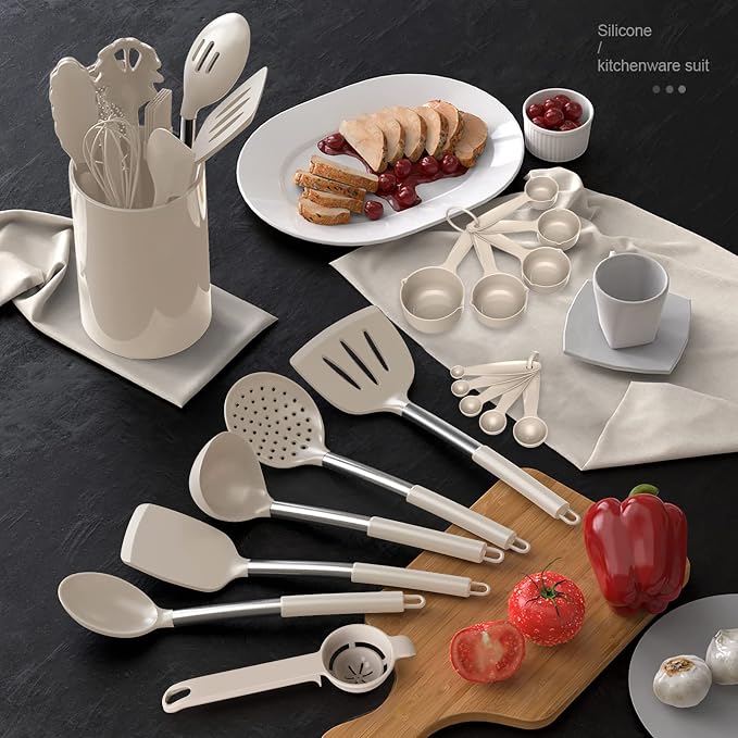 Large Silicone Cooking Utensils Set - Image 7