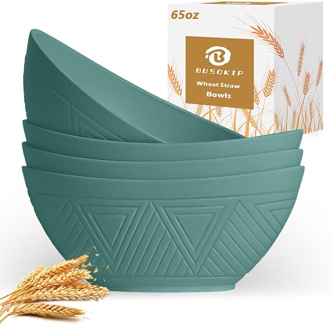 Large Salad Bowls 65 OZ by BUSOKIP