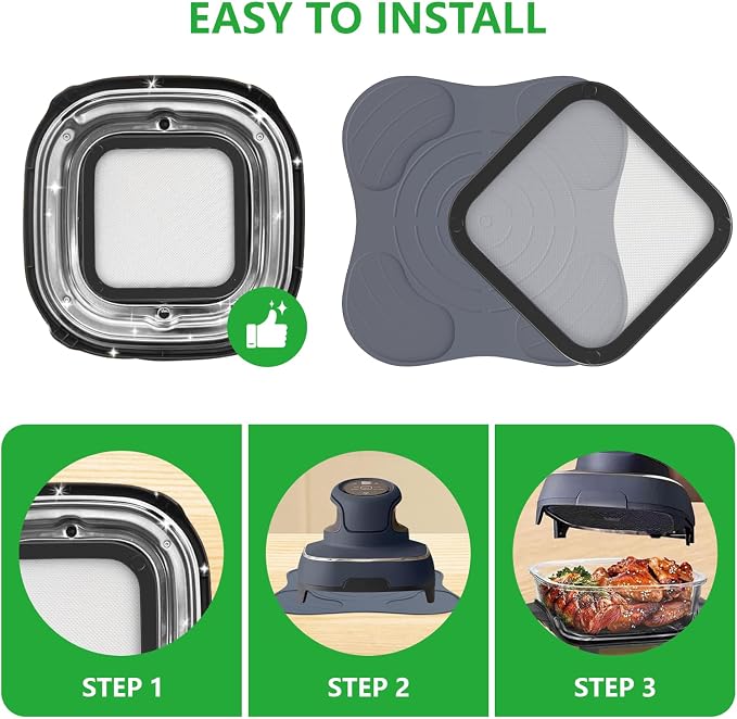 2Pcs Silicone Heat Resistant Mat & Splatter Shield, Foldable Silicone Mat and - Image 5