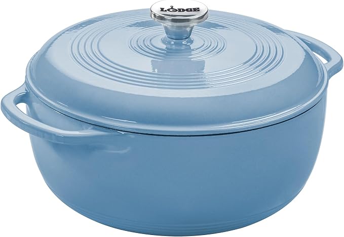 Lodge 3 Quart Enameled Cast Iron Dutch Oven by Lodge