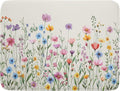 Giwawa Spring Floral Dish Drying Mat 18"x24" Watercolor Summer Wildflower Dish by Giwawa