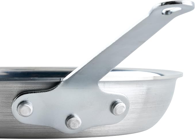 Winco Commercial-Grade Aluminium Fry Pan/Skillet, Mirror Finish - Image 3