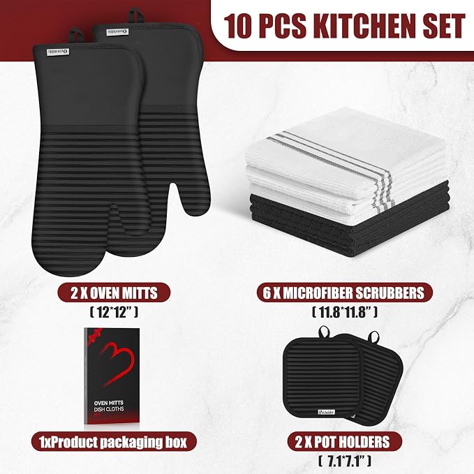 Oven Mitts and Pot Holder Sets - Image 2