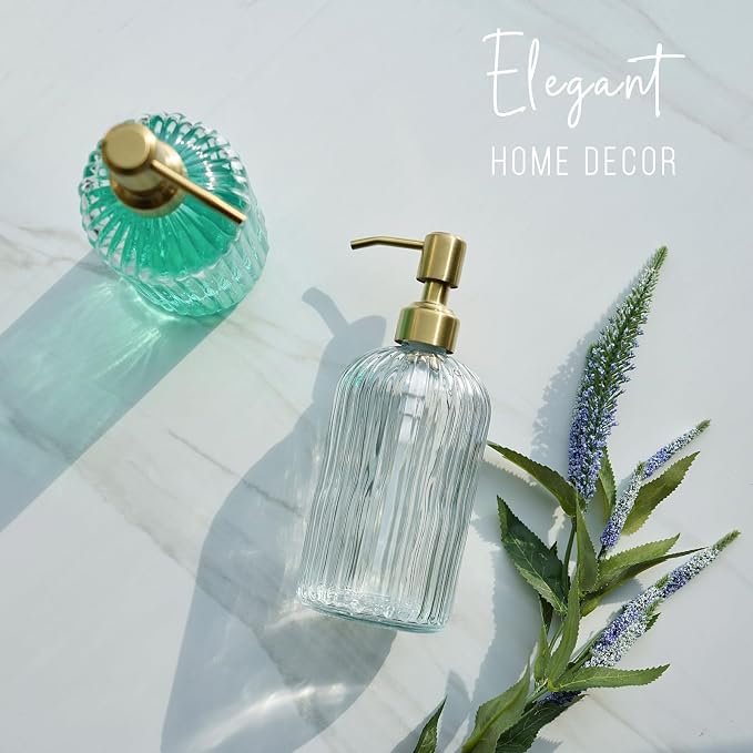 JASAI 18Oz Glass Soap Dispenser - Image 7