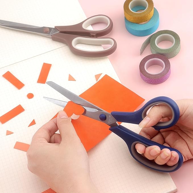 Scissors 8.5 Inch scissors all purpose Bulk Set of 3, Scissors - Image 6
