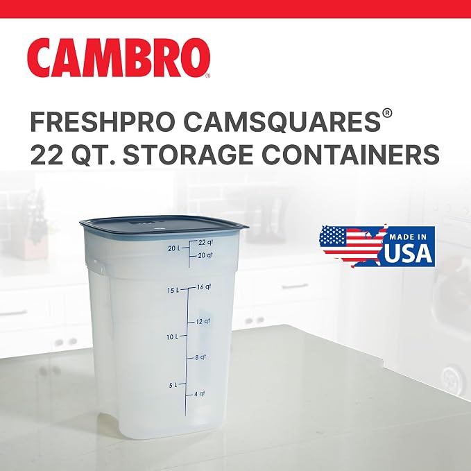 Cambro FreshPro 22 Quart Food Storage Container - Image 2