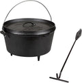 Stansport Pre-Seasoned Cast Iron Dutch Oven by Stansport
