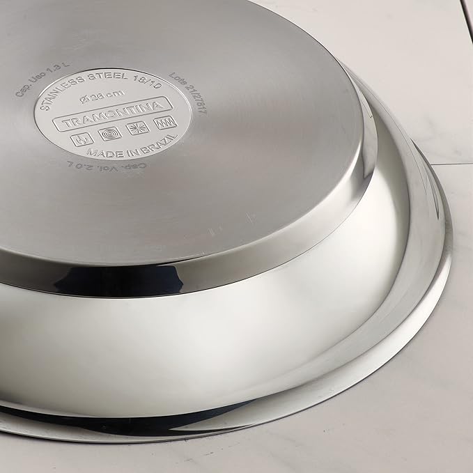 Tramontina 8-Inch Non Stick Small Frying Pan, Tri-Ply Base Stainless Steel - Image 5
