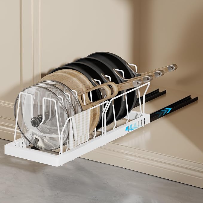 Magheo Pots and Pans Organizer Under Cabinet by COMFORTYOURHOME